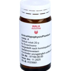 ARNICA/HYPOPHYSIS/PLUMBUM comp.A Globuli 20 g