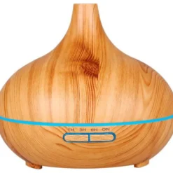 AROMA DIFFUSER Holzdesign mit LED 1 St