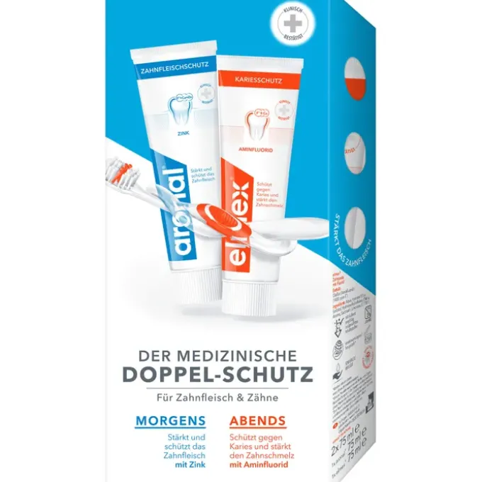 ARONAL/ELMEX Doppelschutz Zahnpasta 150 ml