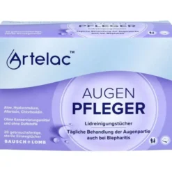 ARTELAC Augenpfleger Lidreinigungstücher 20 St
