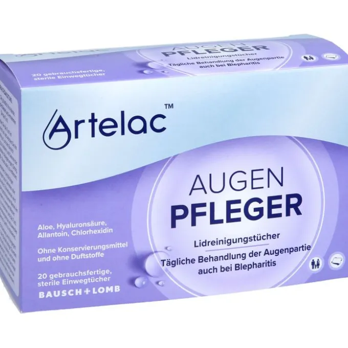 ARTELAC Augenpfleger Lidreinigungstücher 20 St
