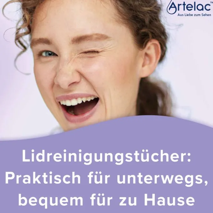 ARTELAC Augenpfleger Lidreinigungstücher 20 St