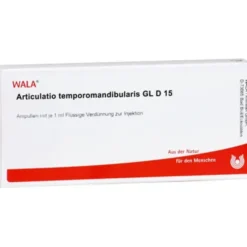 ARTICULATIO temporomandibularis GL D 15 Ampullen 10X1 ml