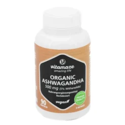 ASHWAGANDHA EXTRAKT 500 mg Kapseln vegan 90 Stück