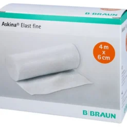 ASKINA Elast Fine Binde 6 cmx4 m lose 20 St