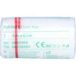ASKINA Elast Fine Binde 6 cmx4 m lose 20 St