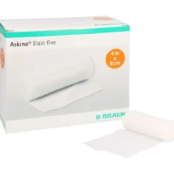 ASKINA Elast Fine Binde 8 cmx4 m lose 20 St