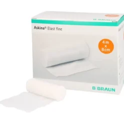 ASKINA Elast Fine Binde 8 cmx4 m lose 20 St