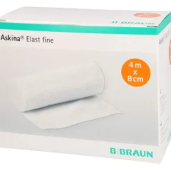 ASKINA Elast Fine Binde 8 cmx4 m lose 20 St
