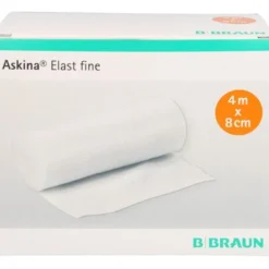 ASKINA Elast Fine Binde 8 cmx4 m lose 20 St
