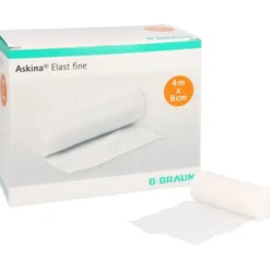 ASKINA Elast Fine Binde 8 cmx4 m lose 20 St