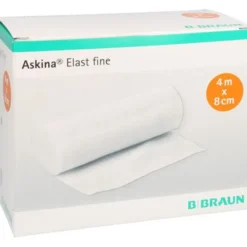 ASKINA Elast Fine Binde 8 cmx4 m lose 20 St