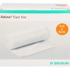 ASKINA Elast Fine Binde 8 cmx4 m lose 20 St