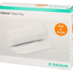 ASKINA Elast Fine Binde 4 cmx4 m lose 20 St