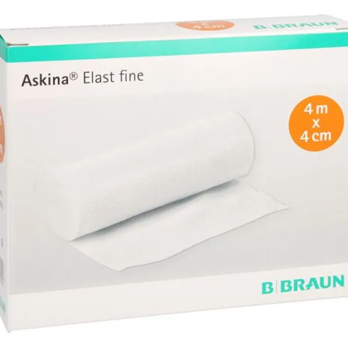 ASKINA Elast Fine Binde 4 cmx4 m lose 20 St