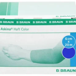 ASKINA Haftbinde Color 6 cmx20 m blau 1 St