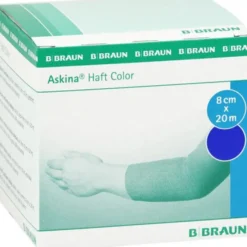 ASKINA Haftbinde Color 8 cmx20 m blau 1 St