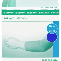 ASKINA Haftbinde Color 8 cmx20 m blau 1 St
