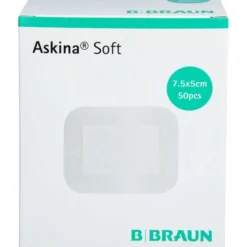 ASKINA Soft Wundverband 5x7,5 cm steril 50 St