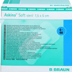 ASKINA Soft Wundverband 5x7,5 cm steril 50 St
