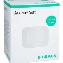 ASKINA Soft Wundverband 5x7,5 cm steril 50 St