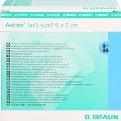 ASKINA Soft Wundverband 5x9 cm steril 50 St