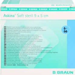 ASKINA Soft Wundverband 5x9 cm steril 50 St