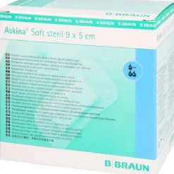 ASKINA Soft Wundverband 5x9 cm steril 50 St