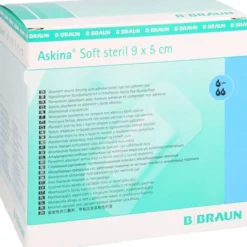 ASKINA Soft Wundverband 5x9 cm steril 50 St