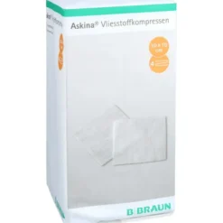 ASKINA Vliesstoffkompr.unsteril 10x10 cm 4fach 200 St