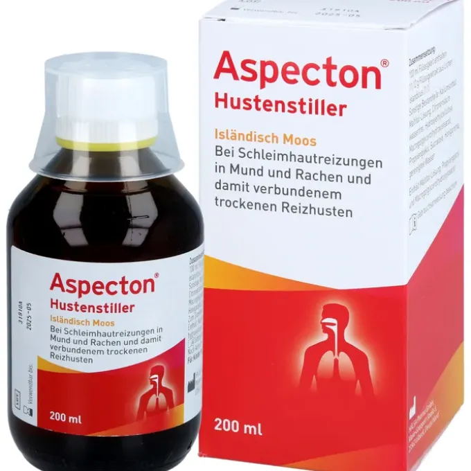 ASPECTON Hustenstiller Isländisch Moos Saft 200 ml