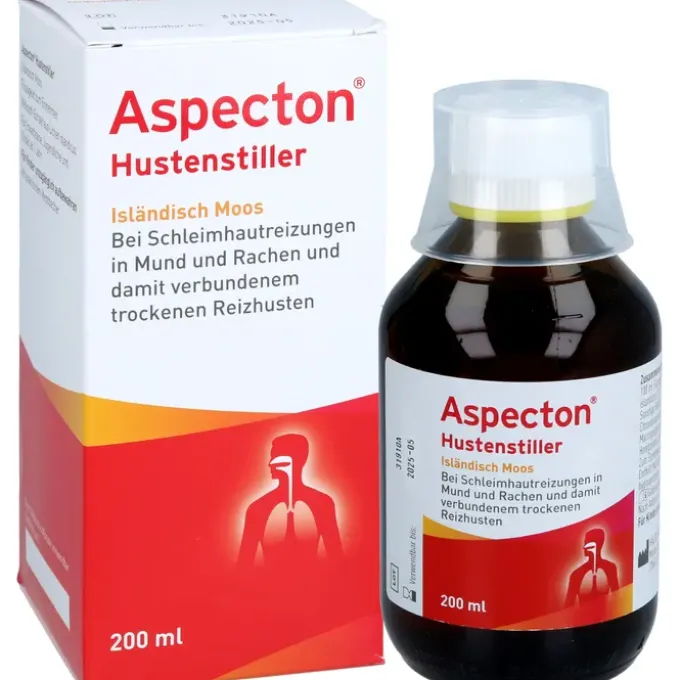 ASPECTON Hustenstiller Isländisch Moos Saft 200 ml