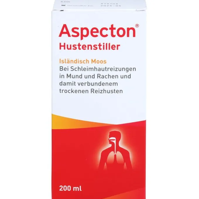 ASPECTON Hustenstiller Isländisch Moos Saft 200 ml
