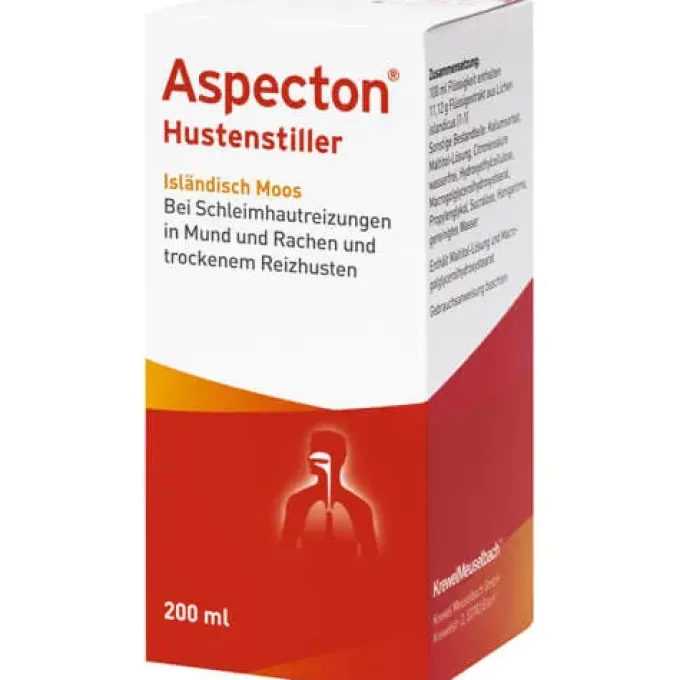 ASPECTON Hustenstiller Isländisch Moos Saft 200 ml