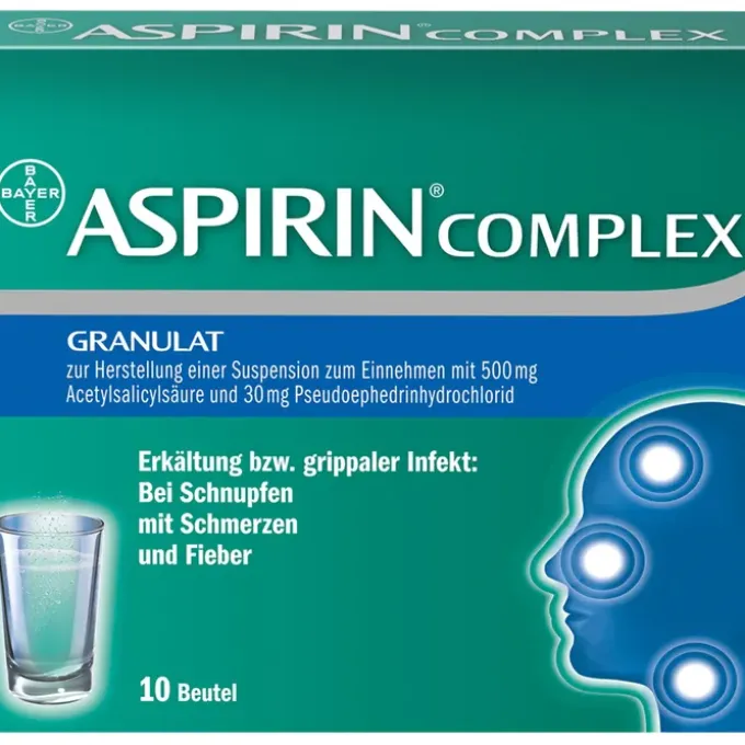 ASPIRIN Complex Btl.m.Gran.z.Herst.e.Susp.z.Einn. 10 St