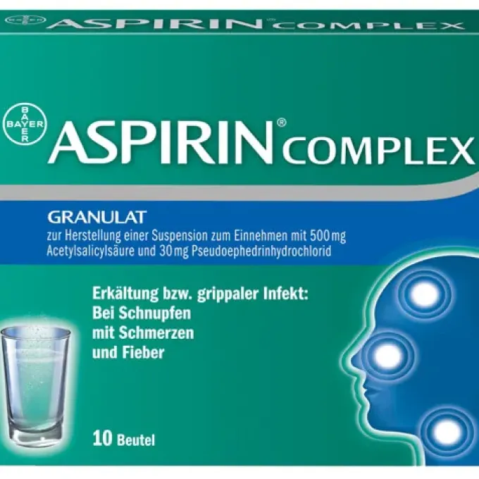 ASPIRIN Complex Btl.m.Gran.z.Herst.e.Susp.z.Einn. 10 St