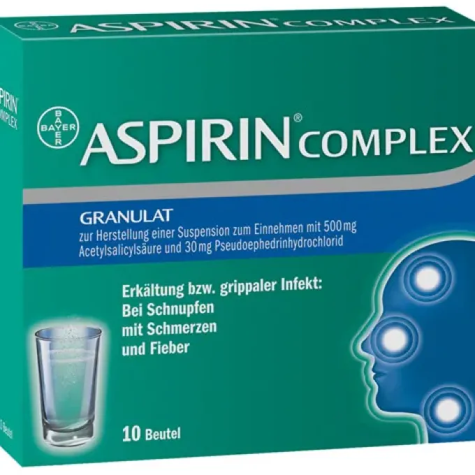 ASPIRIN Complex Btl.m.Gran.z.Herst.e.Susp.z.Einn. 10 St