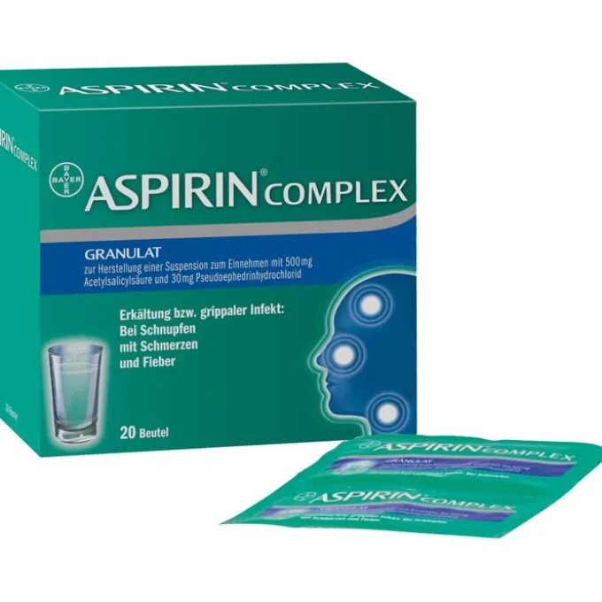 ASPIRIN Complex Btl.m.Gran.z.Herst.e.Susp.z.Einn. 20 St