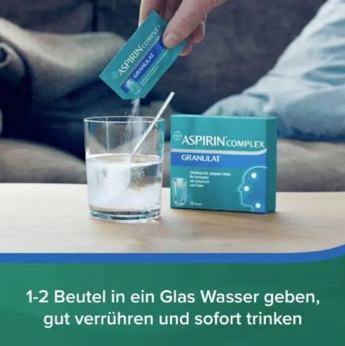 ASPIRIN Complex Btl.m.Gran.z.Herst.e.Susp.z.Einn. 20 St