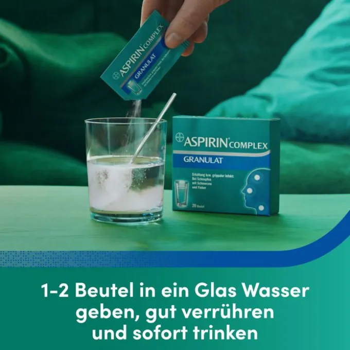 ASPIRIN Complex Btl.m.Gran.z.Herst.e.Susp.z.Einn. 20 St