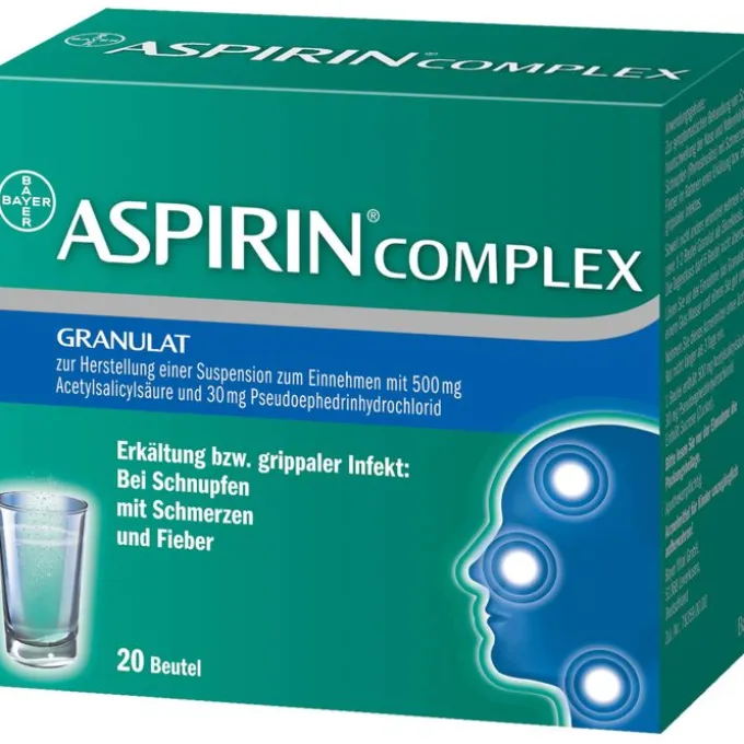 ASPIRIN Complex Btl.m.Gran.z.Herst.e.Susp.z.Einn. 20 St