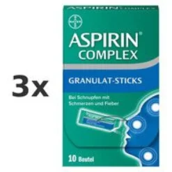 ASPIRIN Complex Granulat-Sticks 500 mg/30 mg Gran. 3x 10St