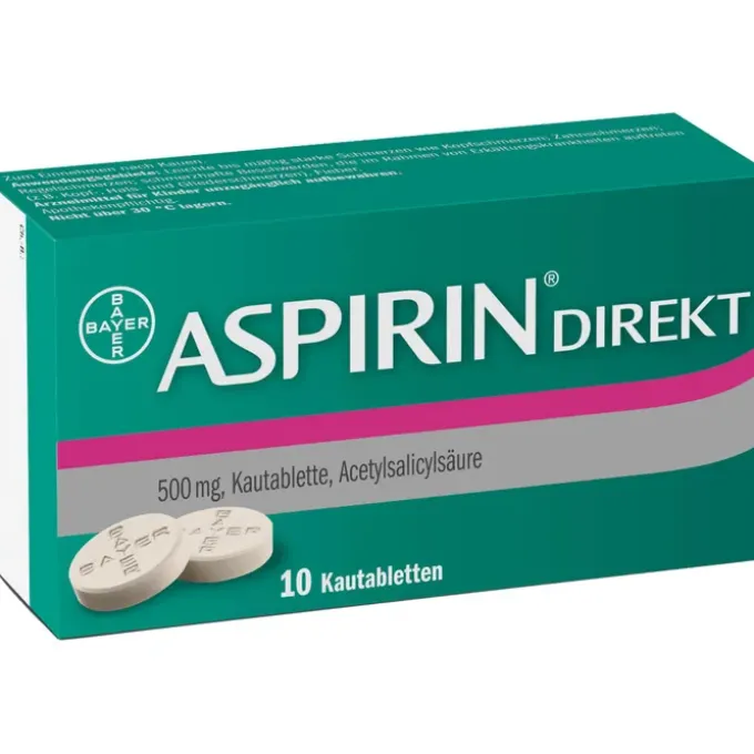 ASPIRIN Direkt Kautabletten 10 St