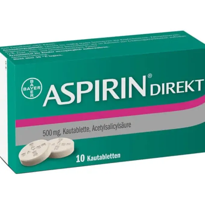 ASPIRIN Direkt Kautabletten 10 St