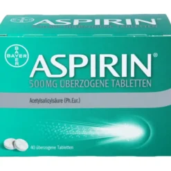 ASPIRIN 500 mg überzogene Tabletten 40 St