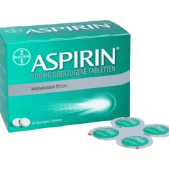ASPIRIN 500 mg überzogene Tabletten 40 St
