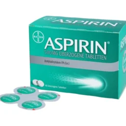 ASPIRIN 500 mg überzogene Tabletten 40 St