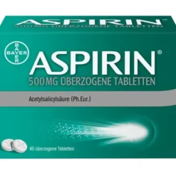 ASPIRIN 500 mg überzogene Tabletten 40 St