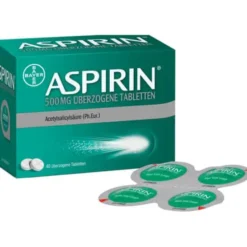 ASPIRIN 500 mg überzogene Tabletten 40 St