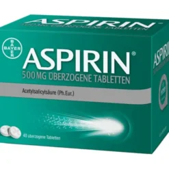 ASPIRIN 500 mg überzogene Tabletten 40 St